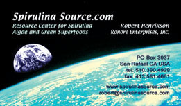 Spirulina Source Card